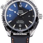 Omega Swiss Seamaster Planet Ocean Black Case Black Dial