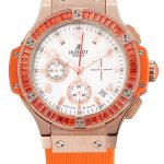 Hublot Big Bang Tutti Frutti Orange Strap Gold Dial