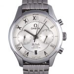 Omega DeVille Stainless Steel Links White Dial  621561