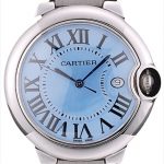 Cartier Ballon Bleu 38mm Blue Dial Stainless Steel Case And Bracelet