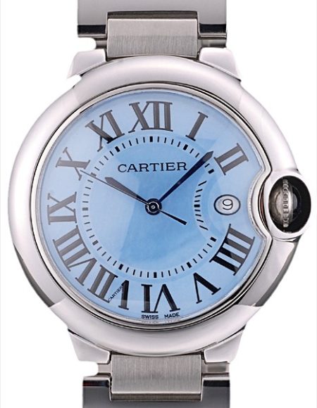 Cartier Ballon Bleu 38mm Blue Dial Stainless Steel Case And Bracelet