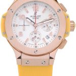 Hublot Big Bang Yellow Strap White Dial Watch 98068