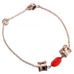 Bvlgari B Zero1 Red Stone Gold Bracelet 700608
