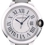 Cartier Ballon Bleu 38mm White Dial Stainless Steel Case Two Tone Silver Bracelet