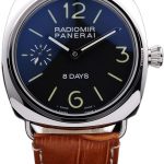 Panerai Radiomir 8 Days Black Dial Brown Leather Bracelet