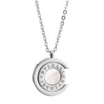 Bvlgari B Zero1 Mother Of Pearl Silver Necklace 700671