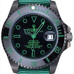 Rolex Stealth Submariner Green Nylon Strap 622009