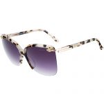 Gucci Half Havana Frame Havana Temples Sunglasses 308421