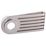 Bvlgari Replica Engraved MOP Accent Cutwork Silver Money Holder Clip