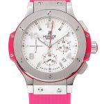 Hublot Big Bang Pink Strap White Dial Watch