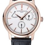 Vacheron Constantin Patrimony Power Reserve White Dial Gold Case Black Leather Bracelet  1454264