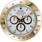 Rolex Daytona Cosmograph Wall Clock Gold-White  621911