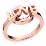 Cartier Replica LOVE Carved Rose Gold Plated Ring