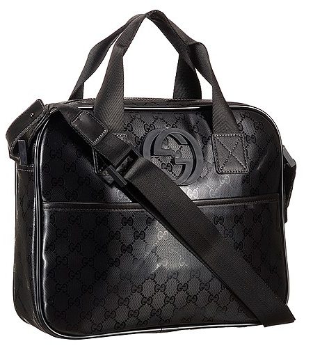 Gucci Guccissima Light Black Duffle Bag 18926973