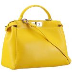 Fendi Peekaboo Medium Yellow Bag
