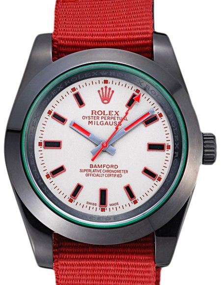 Rolex Milgauss Bamford Red Nylon Strap 622002