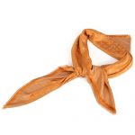 Louis Vuitton Monogram Silver Sunrise Cognac Shawl 621872