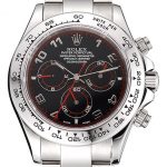 Swiss Rolex Daytona Stainless Steel Bracelet Black Dial 80296