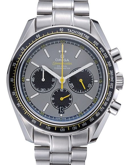 Omega Speedmaster White Grey Stainless Steel Strap  622051