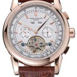 Patek Philippe Grand Complications Gold Case White Dial Brown Leather Bracelet 622259