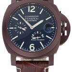 Panerai  Luminor Brown Leather Strap Black Dial 80162