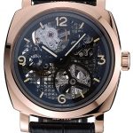 Panerai Radiomir Tourbillon GMT Ceramica Lo Scienziato Black Leather Bracelet 1454230