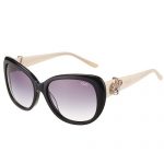Dolce and Gabbana White With Silver Roses Sunglasses  308028