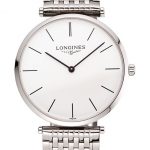 Swiss Longines Grande Classique White Dial Stainless Steel Case And Bracelet