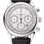 Swiss Vacheron Constantin Traditionnelle Day Date White Dial Black Leather Bracelet 1453987
