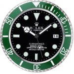 Rolex Submariner Wall Clock Silver-Green  621912