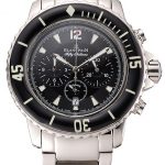 Blancpain Fifty Fathoms Flyback Chronograph Black Dial Stainless Steel Case And Bracelet 1453771