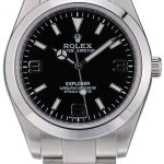 Rolex Explorer Stainless Steel Bezel Black Dial 41984