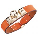 Hermes Micro Rivale Bracelet Orange