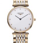 Longines La Grande Classique Two Tone Band White Dial Diamond Markers Homme  622101