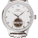 IWC Portugieser Tourbillon White Dial Stainless Steel Case And Bracelet