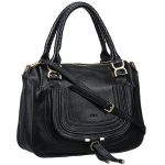 Chloe Marcie Satchel Crossbody Bag Black