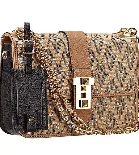 Valentino bags OCARINA bag taupe borse a spalla VBS3KK05 Pattina 18 5x13  5x8 cm for sale online | eBay
