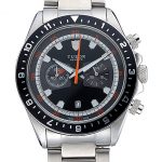 Tudor Heritage Chronograph Black Dial  Stainless Steel Bracelet  622418