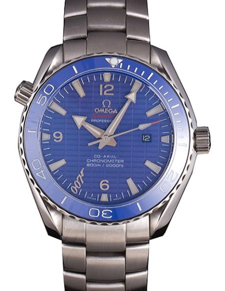 Omega James Bond Skyfall Watch with Blue Dial and Blue Bezel om230 621382