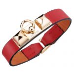 Hermes Micro Rivale Bracelet Red