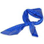 Louis Vuitton Monogram Gold Sunrise Shine Blue Shawl 621850
