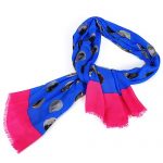 Dolce and Gabbana Blue Print Scarf 621840