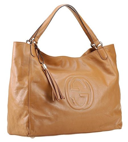 Gucci Soho Large Shoulder Bag Tan