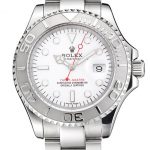Swiss Rolex Yacht-Master White Dial Staniless Steel Case And Bracelet
