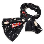 Valentino Starry Sky Scarf Black 621809