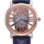 Cartier Rotonde Skeleton Flying Tourbillon Blue 621965