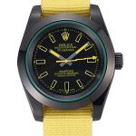 Rolex Milgauss Bamford Yellow Nylon Strap 621999