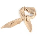 Louis Vuitton Monogram Gold Sunrise Shine Beige Shawl 621857