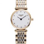 Longines La Grande Classique Two Tone Band White Dial Diamond Markers Femme  622102
