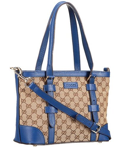 Gucci GG Small Classic Tote Black Blue